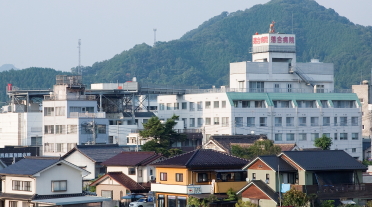 旧落合病院全景